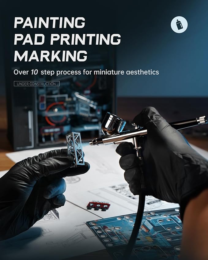 ROBOTIME 3D puzzle model kit of Last City with marble run and LED glow in the dark features by Nova Mart