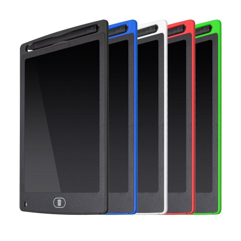 Color LCD doodle board for kids, 8.5-inch reusable drawing tablet with stylus, ideal for creativity and learning.