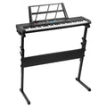 Nova Mart 61-key digital electronic music keyboard with stand and microphone, ideal for kids and beginner piano learners.