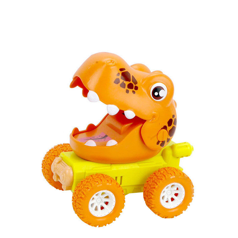 Nova Mart dinosaur push car sliding animal toy car with colorful dinosaur design and sturdy wheels for young children.