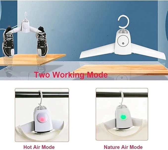 Portable Cloth Drying Hanger with 2 working mode