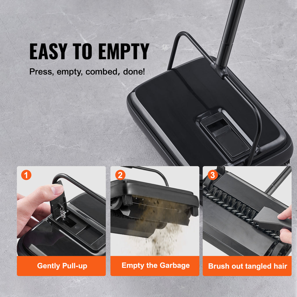 Black pet grooming tool with instructions on how to use it, featuring the brand 'YVOR'.